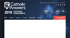 Desktop Screenshot of catholicanswersconference.com